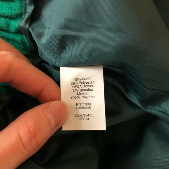 J. Crew Factory Emerald Skirt - Picture 3 of 3